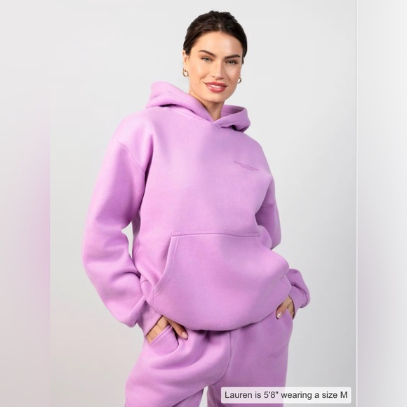 NEW- Women's COMFRT PASTEL Cozy Lavender Hoodie *SET* in color: LILAC💜 Size: XS! - Picture 1 of 8